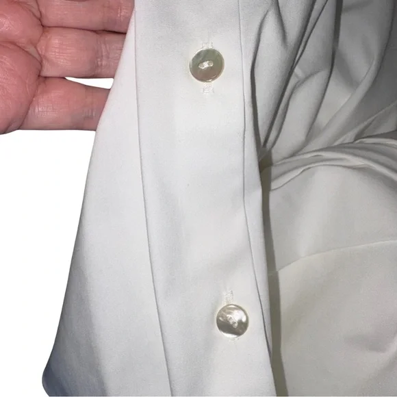 J. Jill Elegant White Women's Blouse NWT - Picture 5 of 6